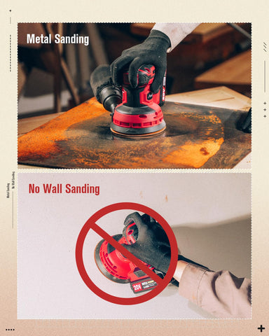 AVID POWER dust-resistant on/off switch helps prolong life.