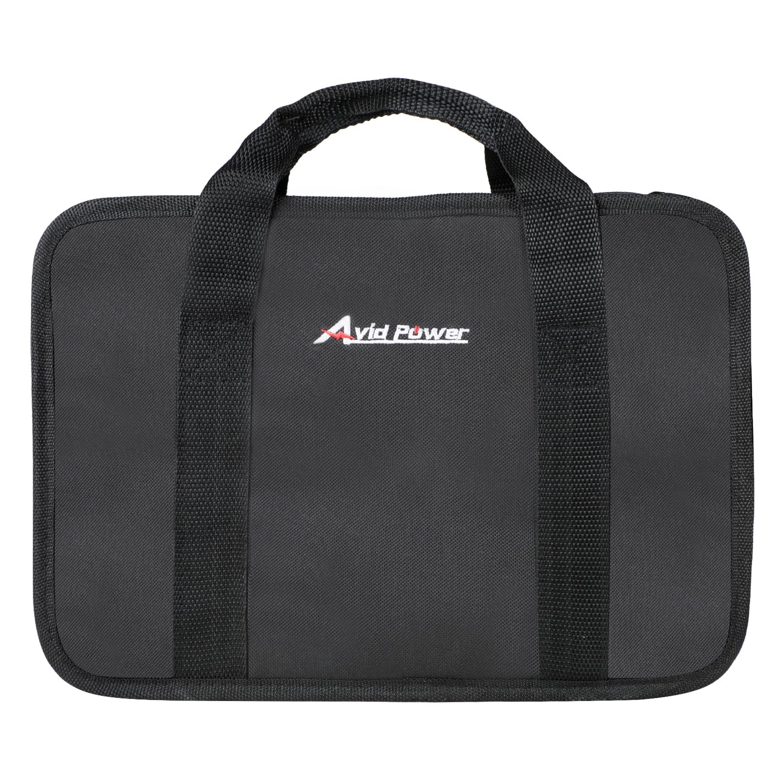 AVID POWER tool bag front and back panels add rigid structure.