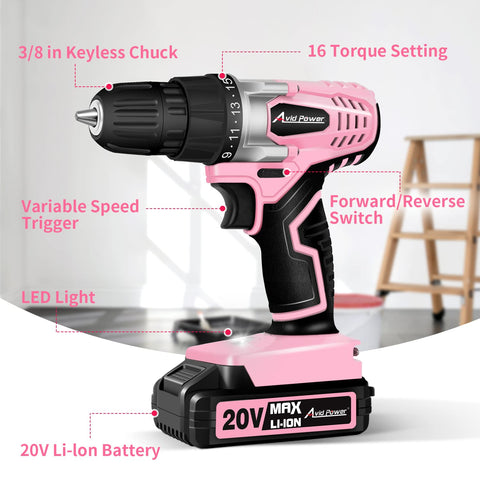 AVID POWER variable speed control from 0 to 550 RPM for precision.