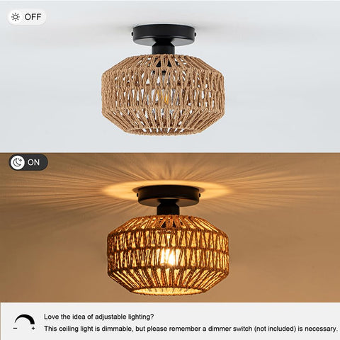 Avinluxe nursery friendly rattan lamp for gentle illumination