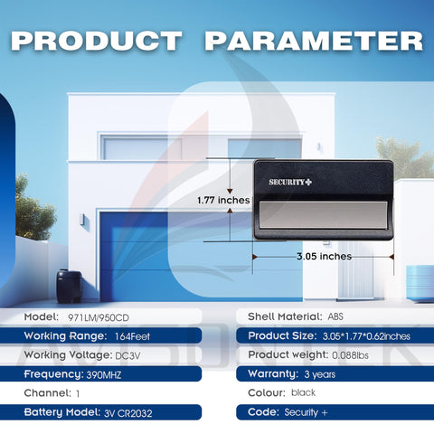 Avisontek easy-pairing-setup makes syncing with your garage door effortless