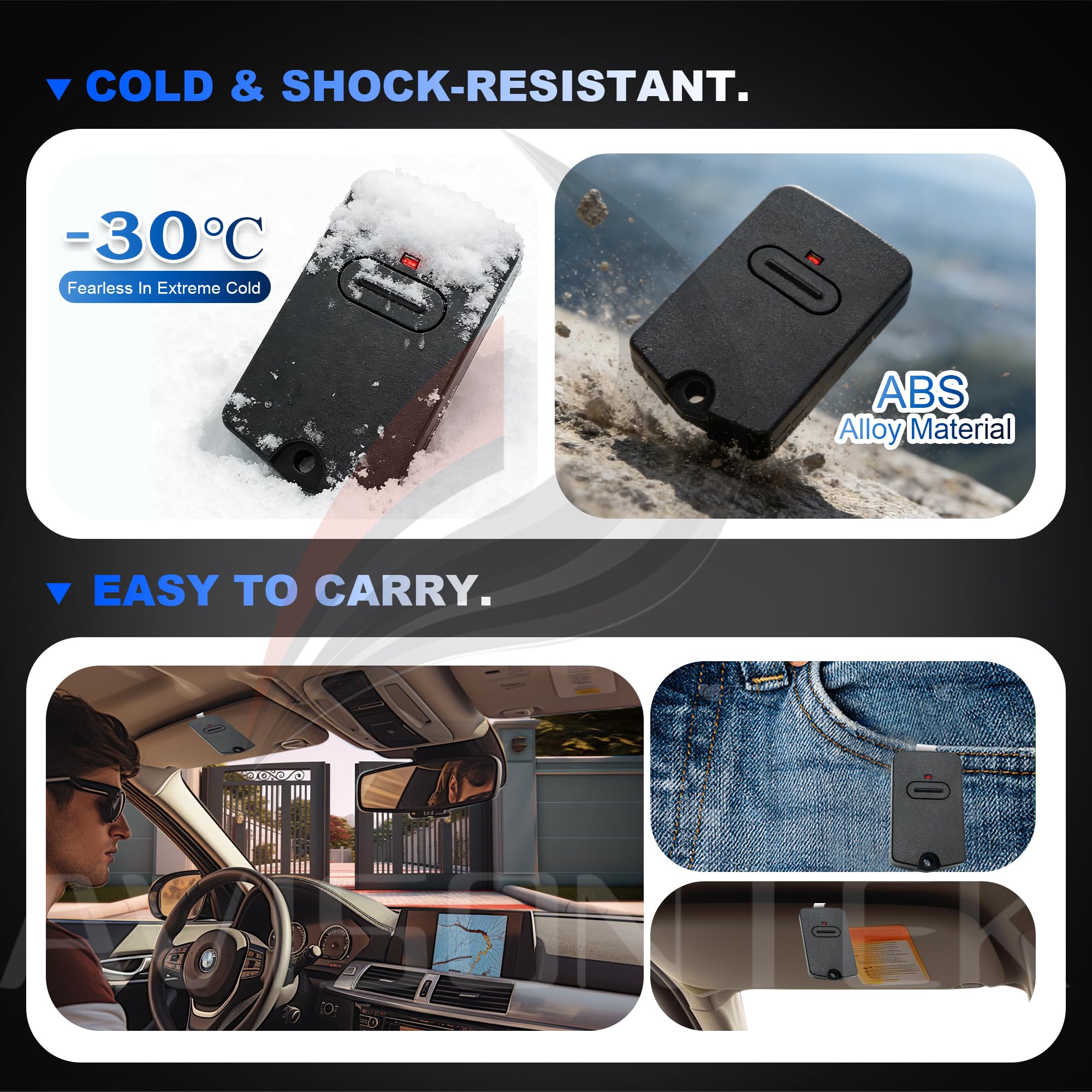 Avisontek extended 12V-23A battery offers long operation between replacements