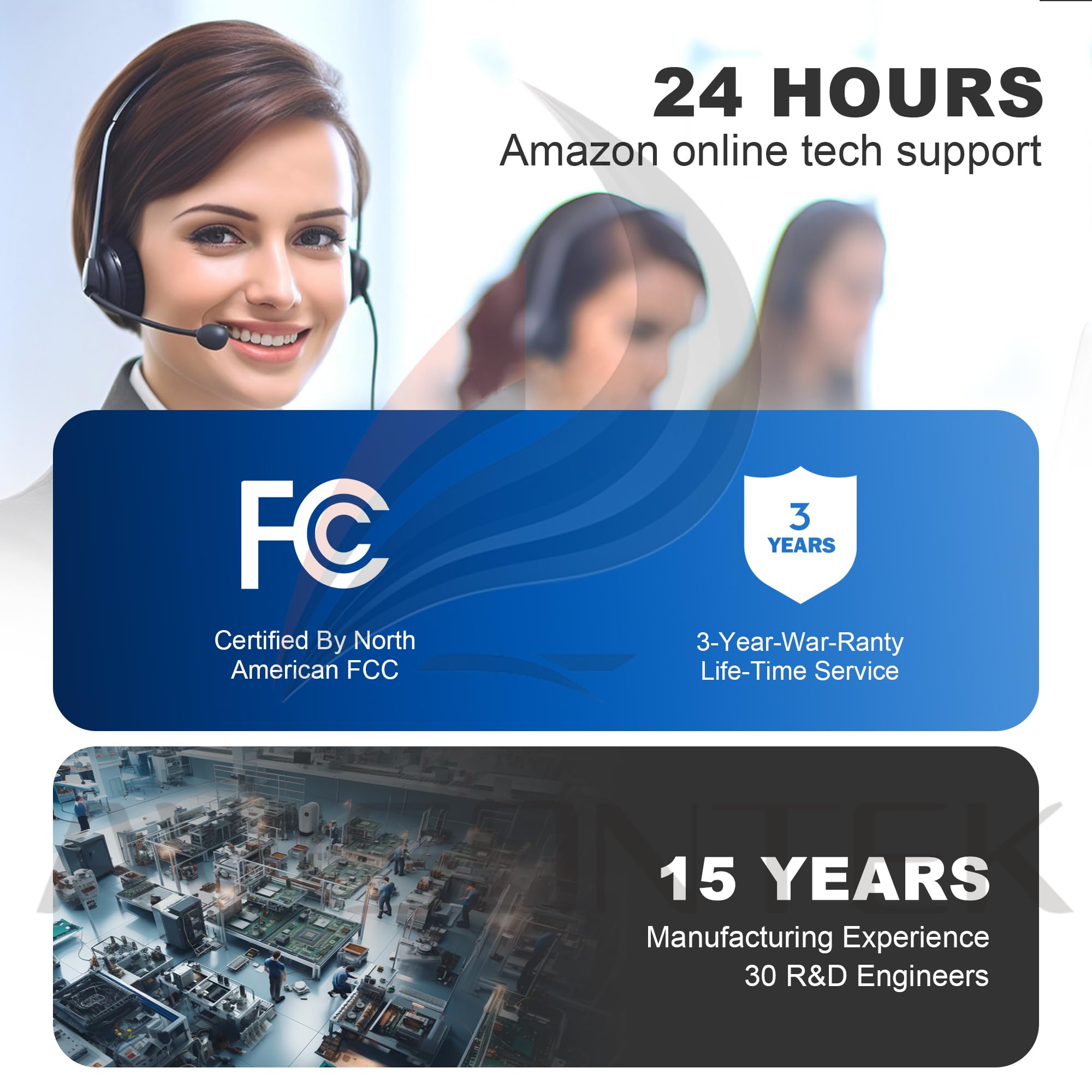 Avisontek fixed code security graphic notes extended range up to 164 feet