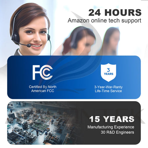 Avisontek fixed code security graphic notes extended range up to 164 feet