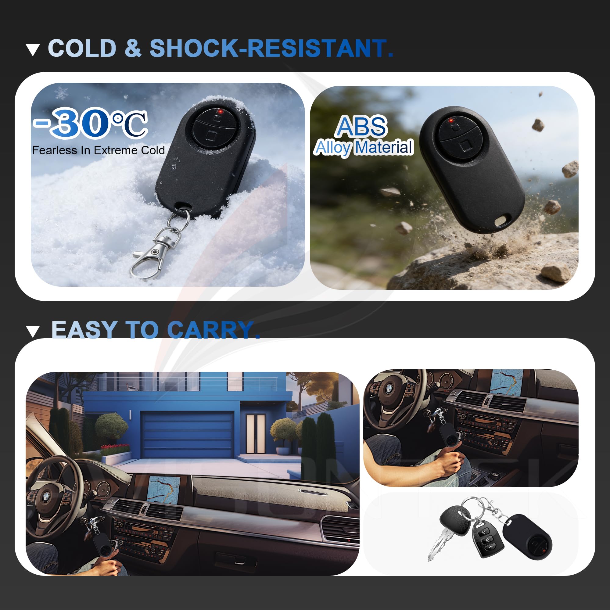 Avisontek LiftMaster 374UT remote is universally compatible with many openers.