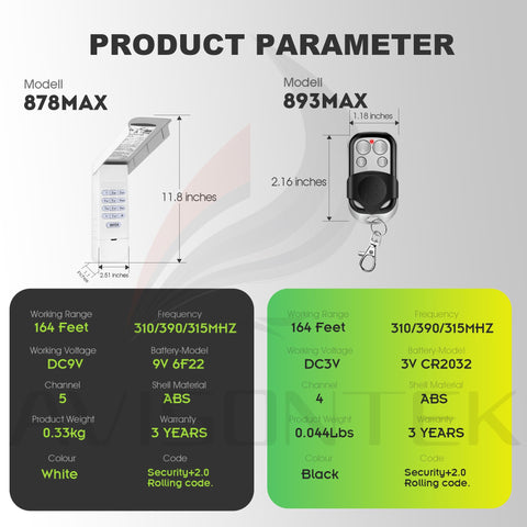 Avisontek LiftMaster weather-resistant keypad for harsh conditions