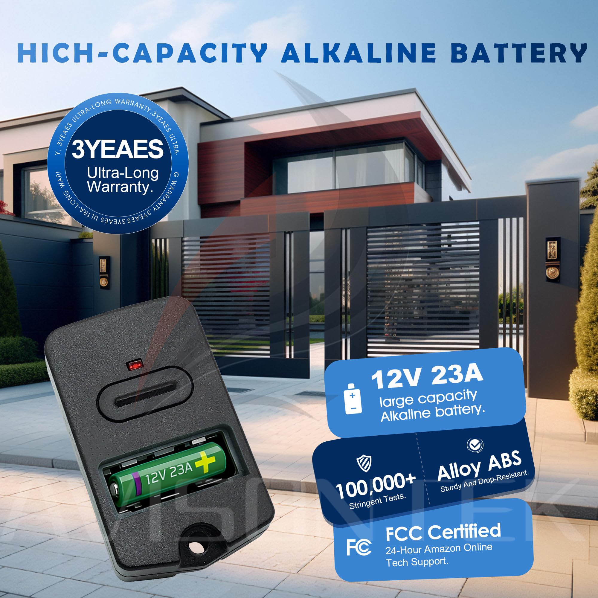 Avisontek Mighty Mule remote battery compartment highlights long-lasting power