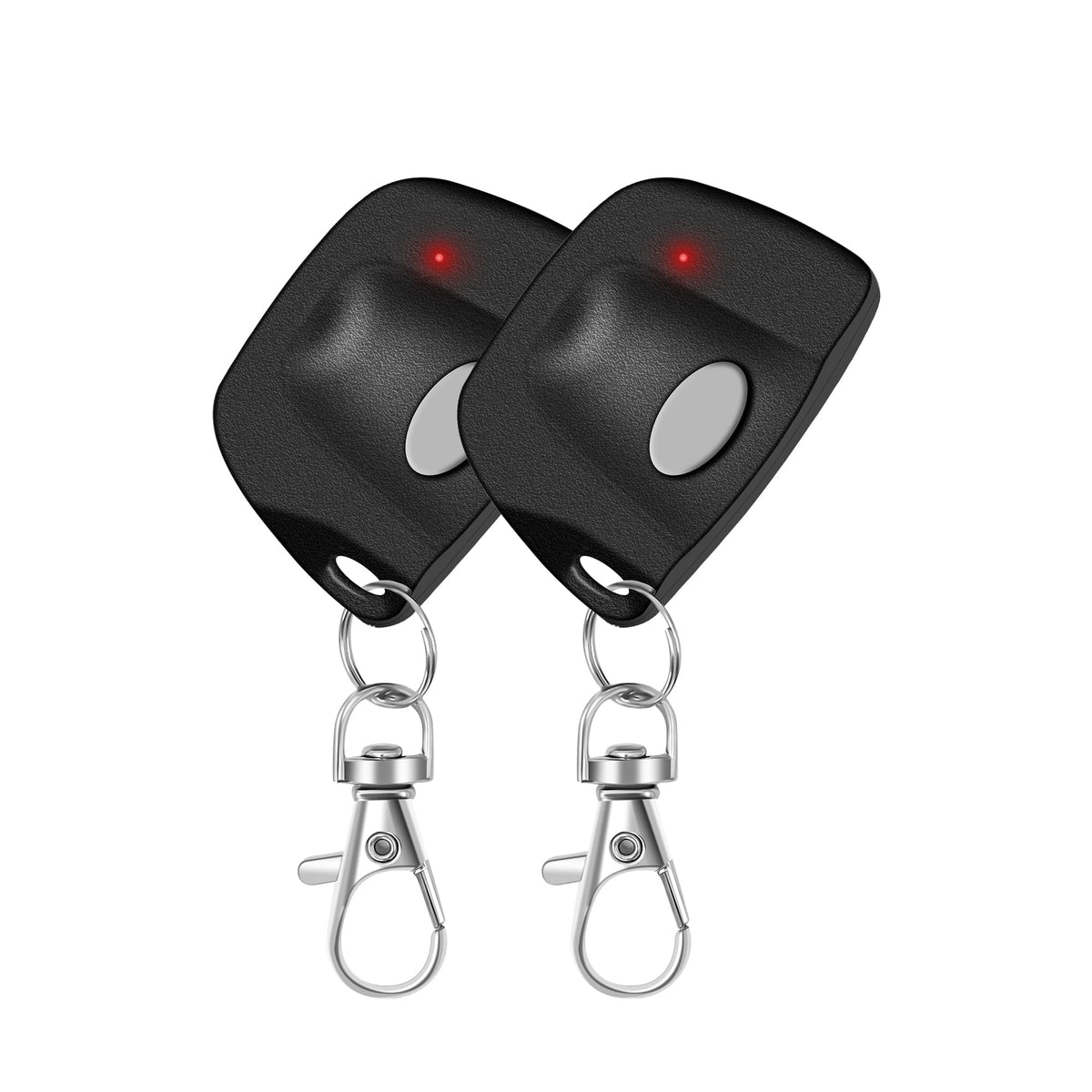 Avisontek MultiCode 3089 remote close-up illustrating compact design for easy garage access