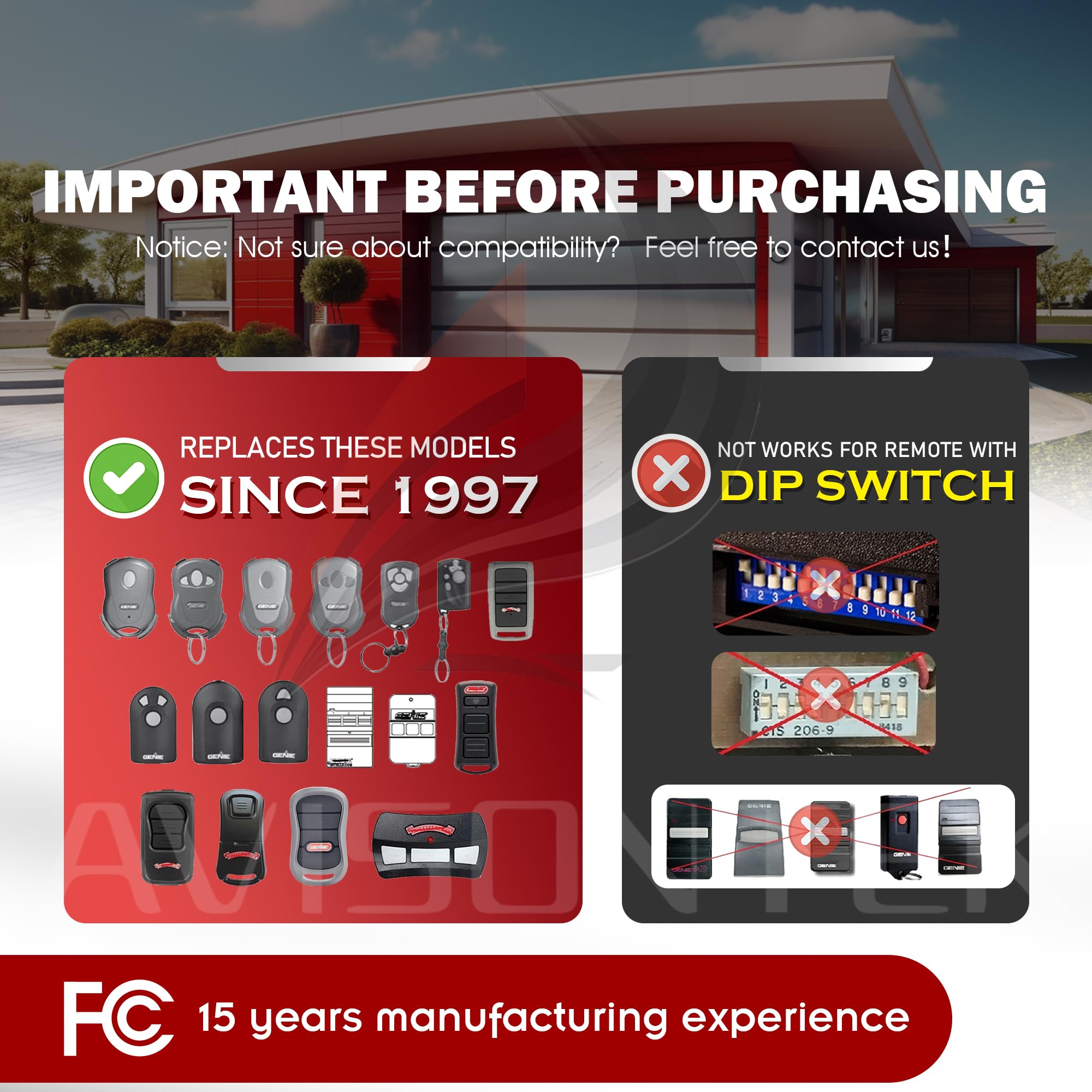 Avisontek O3T-BX remote battery close-up focusing on longevity