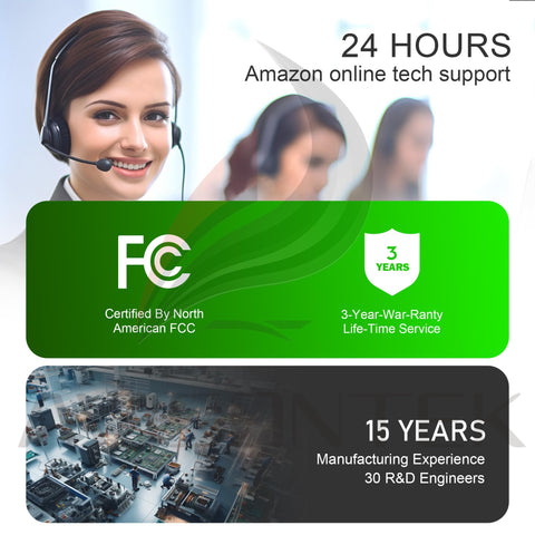 Avisontek O3T-BX remote warranty and support.