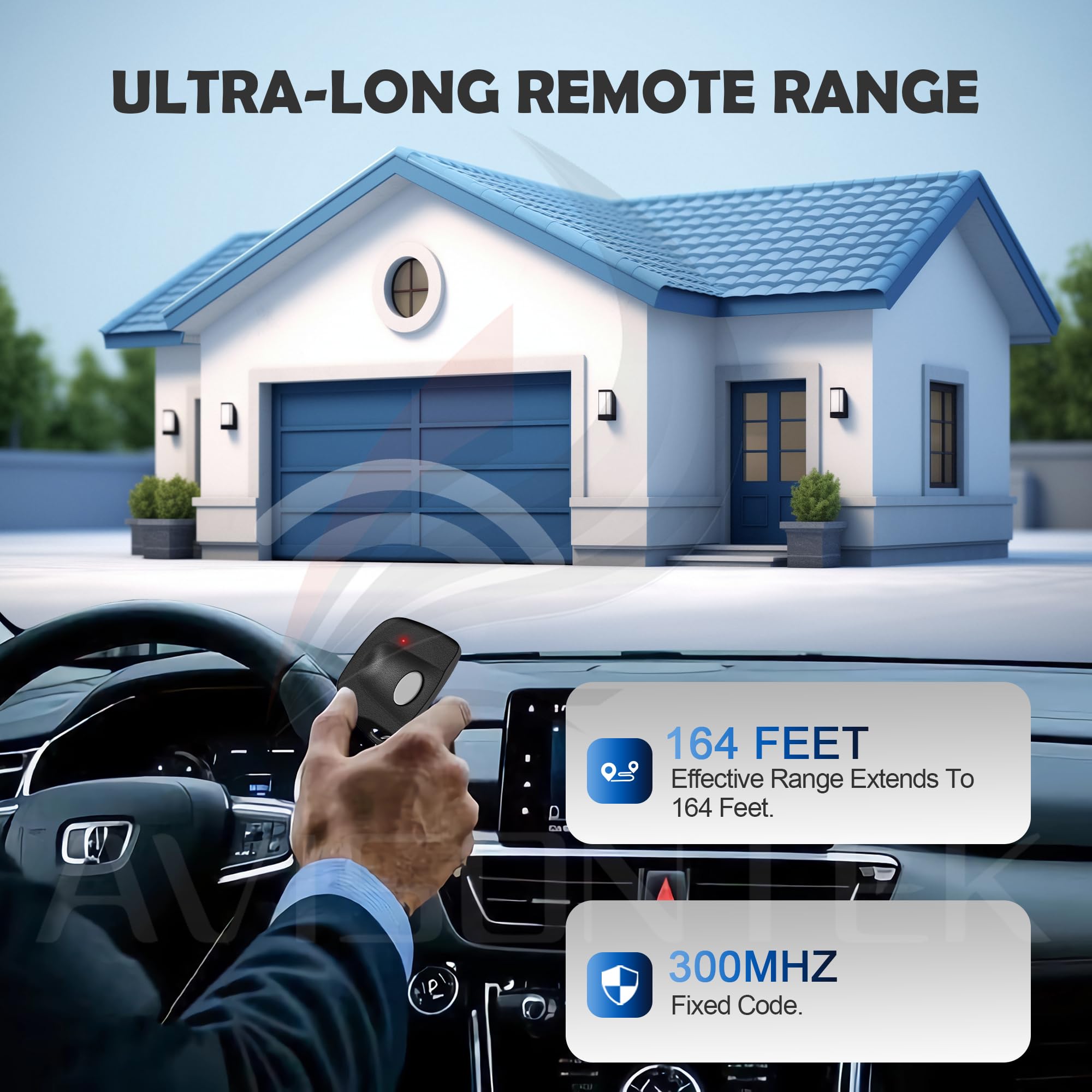 Avisontek remote battery life emphasizes long-lasting power for continuous operation