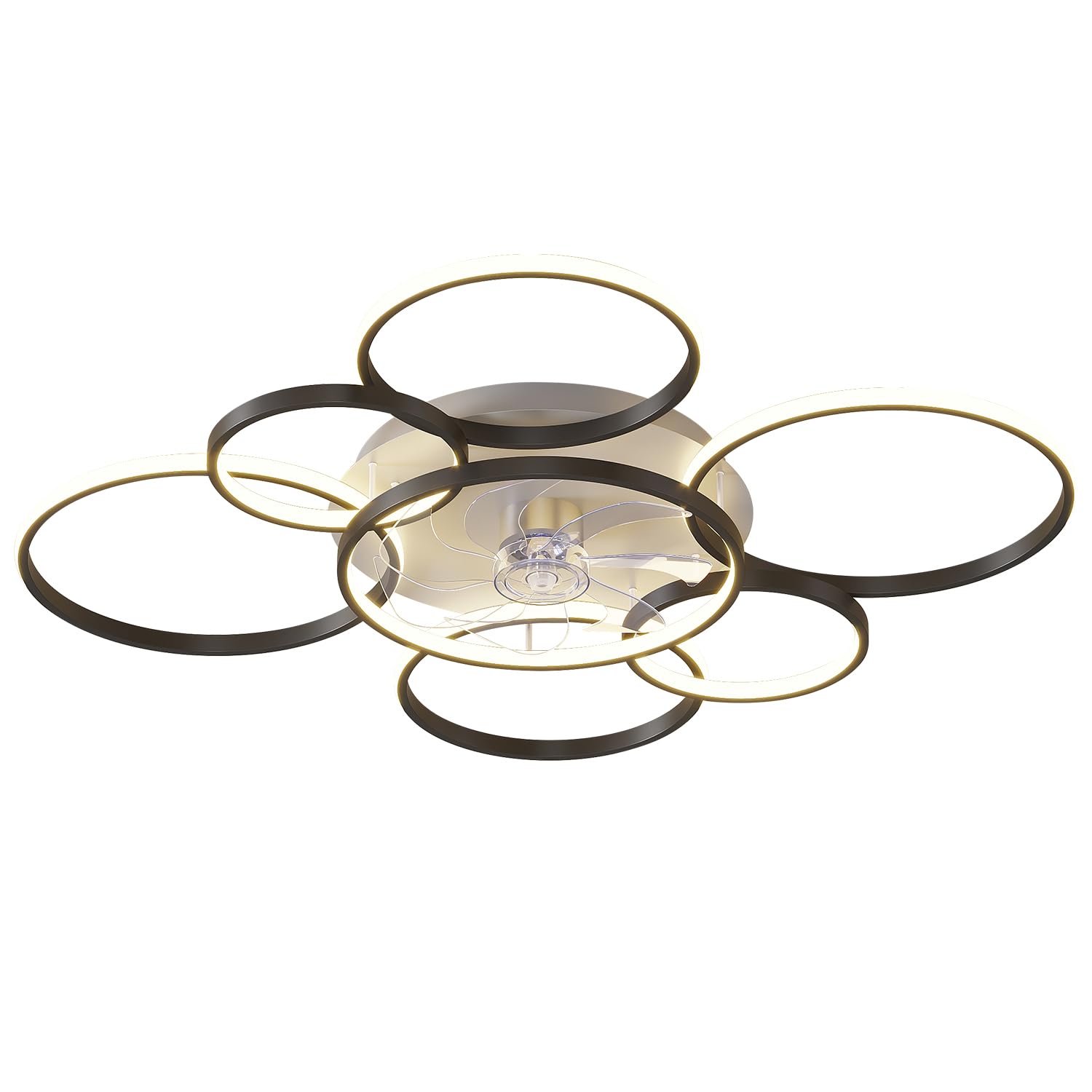 AVLRM versatile lighting and airflow for living, dining, and bedrooms