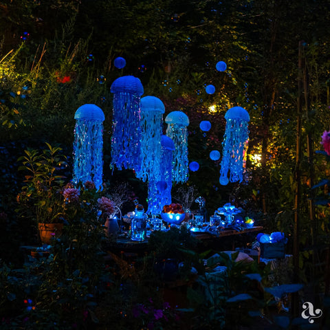 Avoseta undersea party setup enhances classroom or backyard mermaid themes