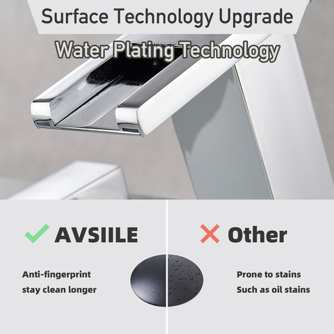 AVSIILE LED indicator lights up to guide temperature and mood.