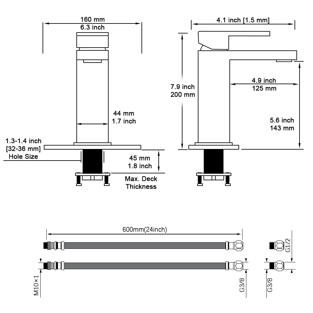AVSIILE pop-up drain shown for clean, overflow-free appearance