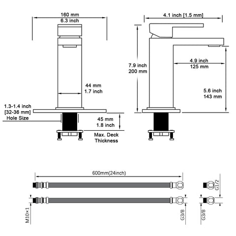 AVSIILE pop-up drain shown for clean, overflow-free appearance