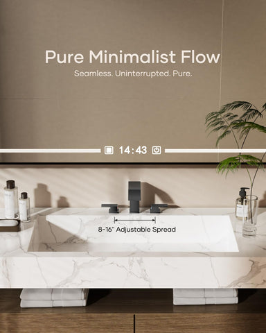 AVSIILE two-handle control for precise water adjustment.