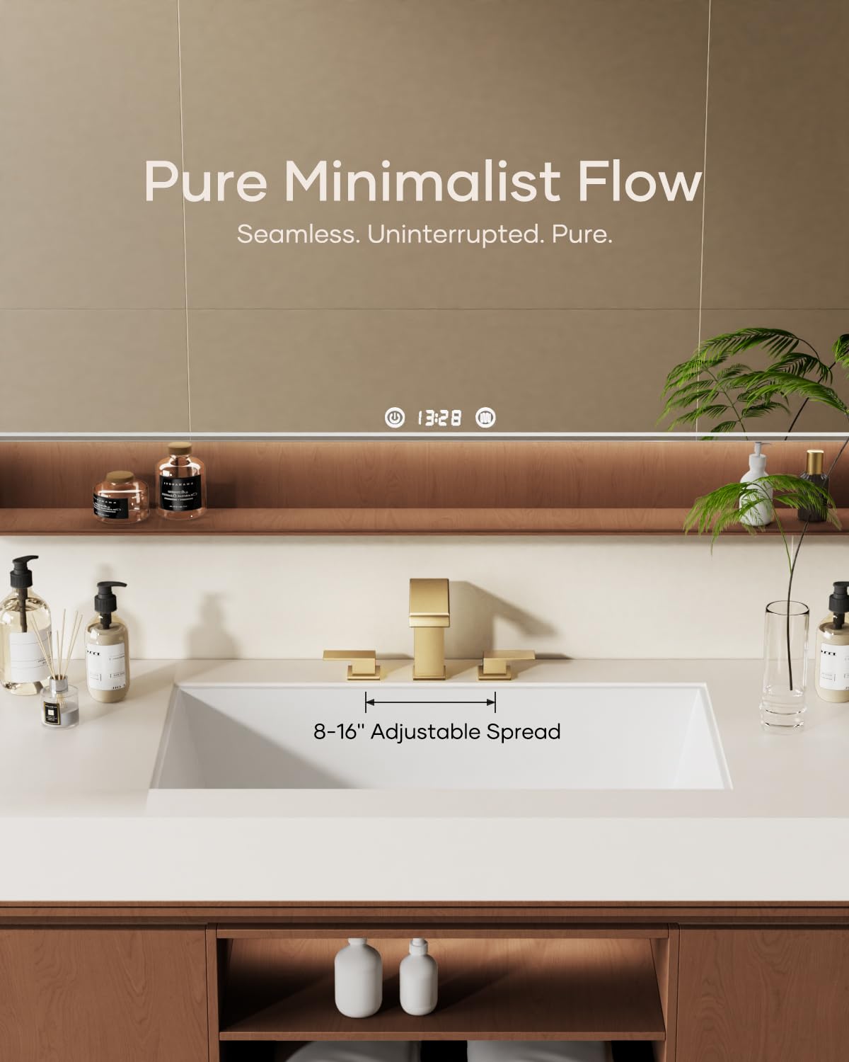 Solid stainless steel construction visible on AVSIILE faucet