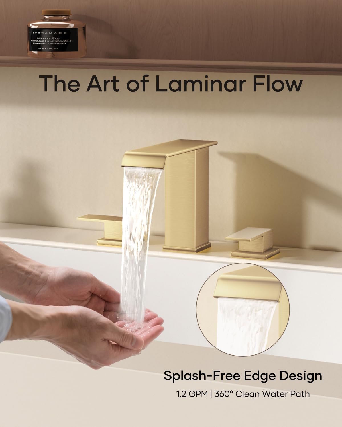 Pop-up drain included with AVSIILE waterfall faucet