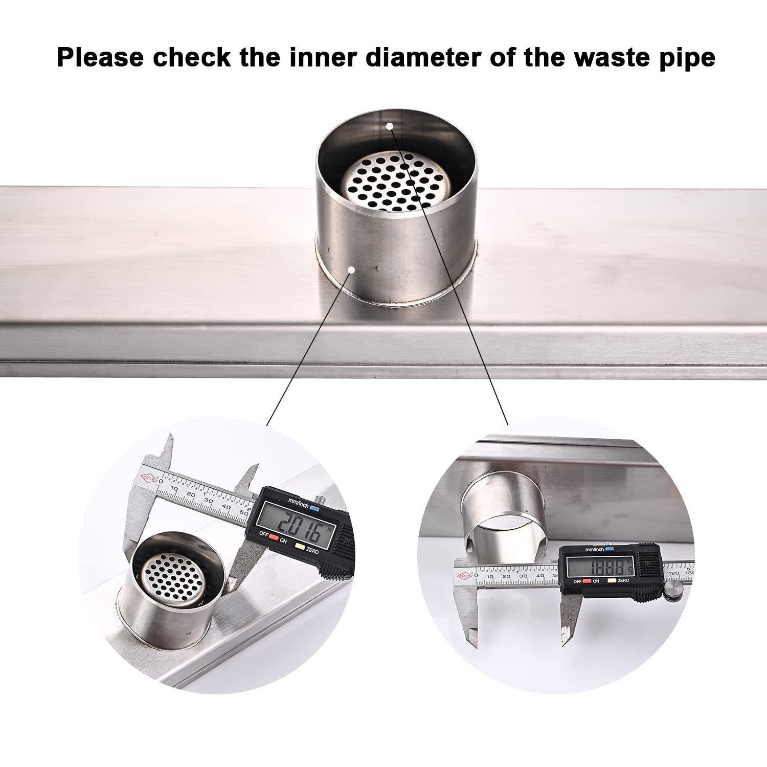 AVSIILE adjustable feet ensure precise leveling for a stable installation.