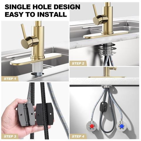 AVSIILE deck plate included for clean multi-hole install