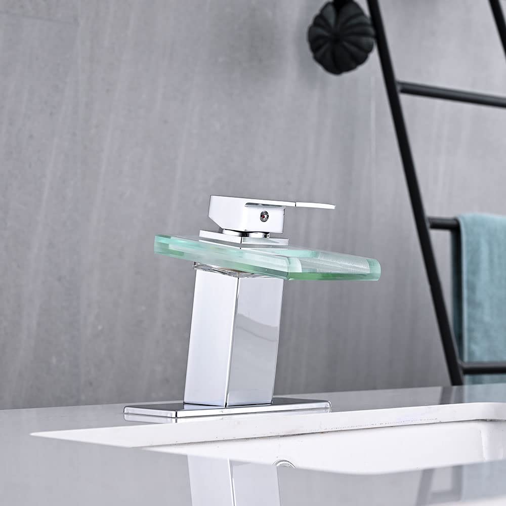 AVSIILE chrome finish faucet complements modern vanities