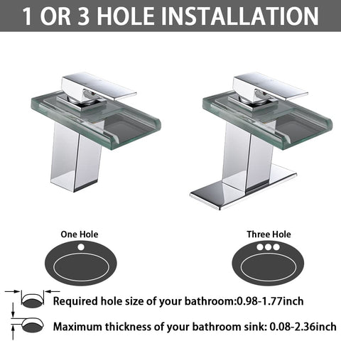 AVSIILE faucet with optional deck plate for clean multi-hole installations