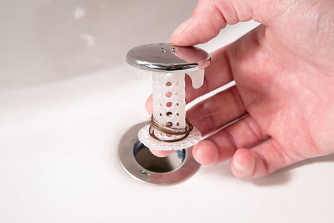 Award-winning TubShroom and SinkShroom design protecting drains.