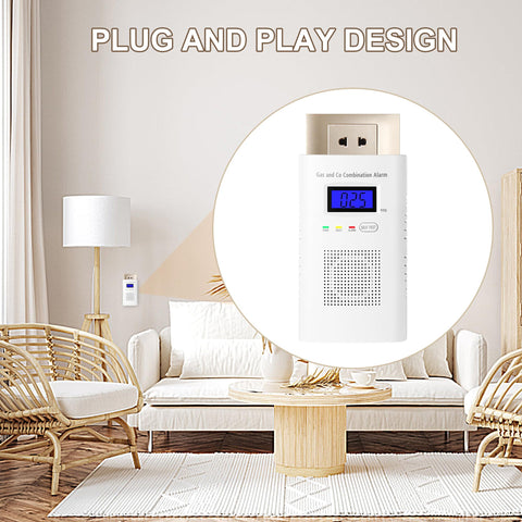 Awatin detector set in kitchen and living room for safer spaces.