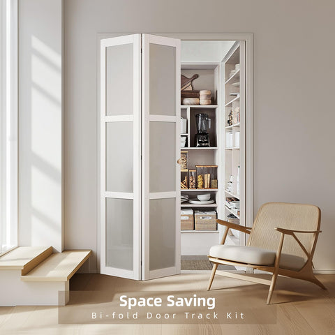 AWDIA bifold door hardware kit hinges support stable folding action