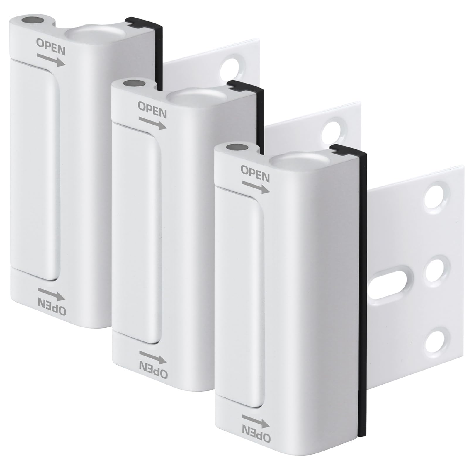 AWDIA door reinforcement lock on white front door for added protection