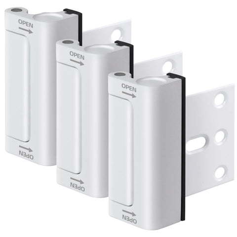 AWDIA door reinforcement lock on white front door for added protection