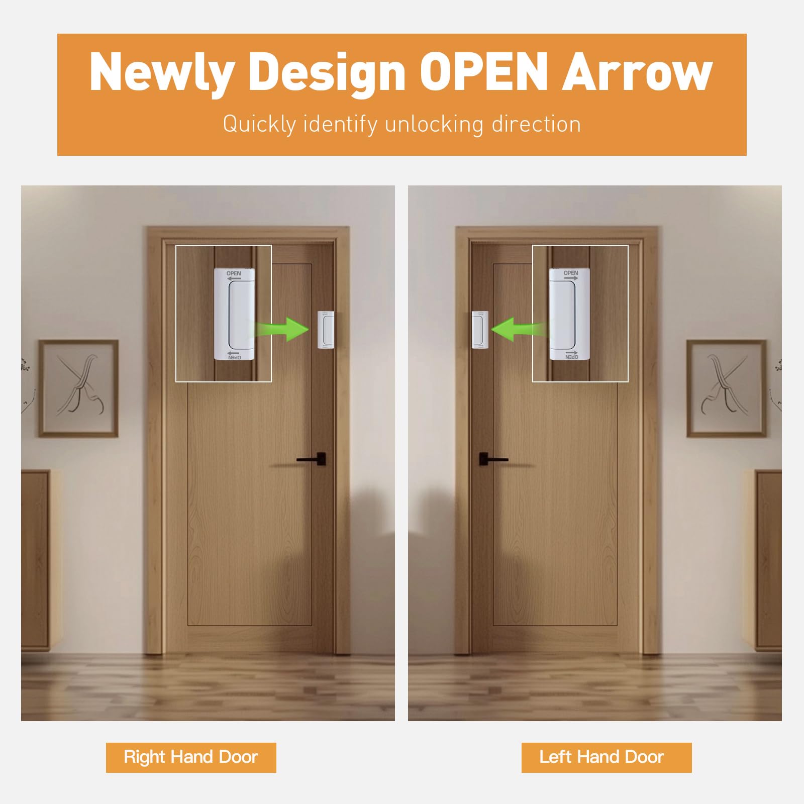 AWDIA open-arrow design close-up for easy emergency unlock