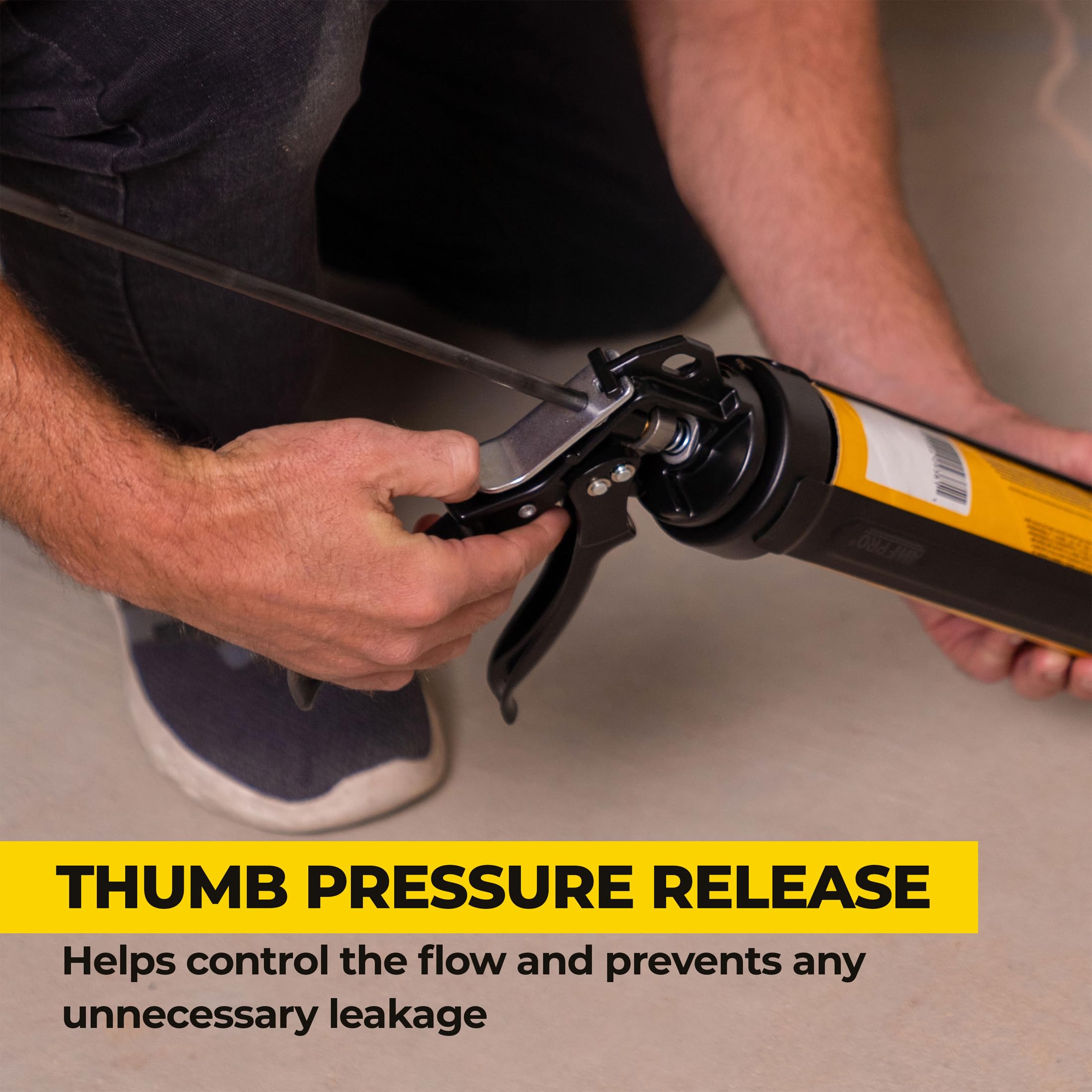 AWF PRO no-drip design prevents mess and waste during application.