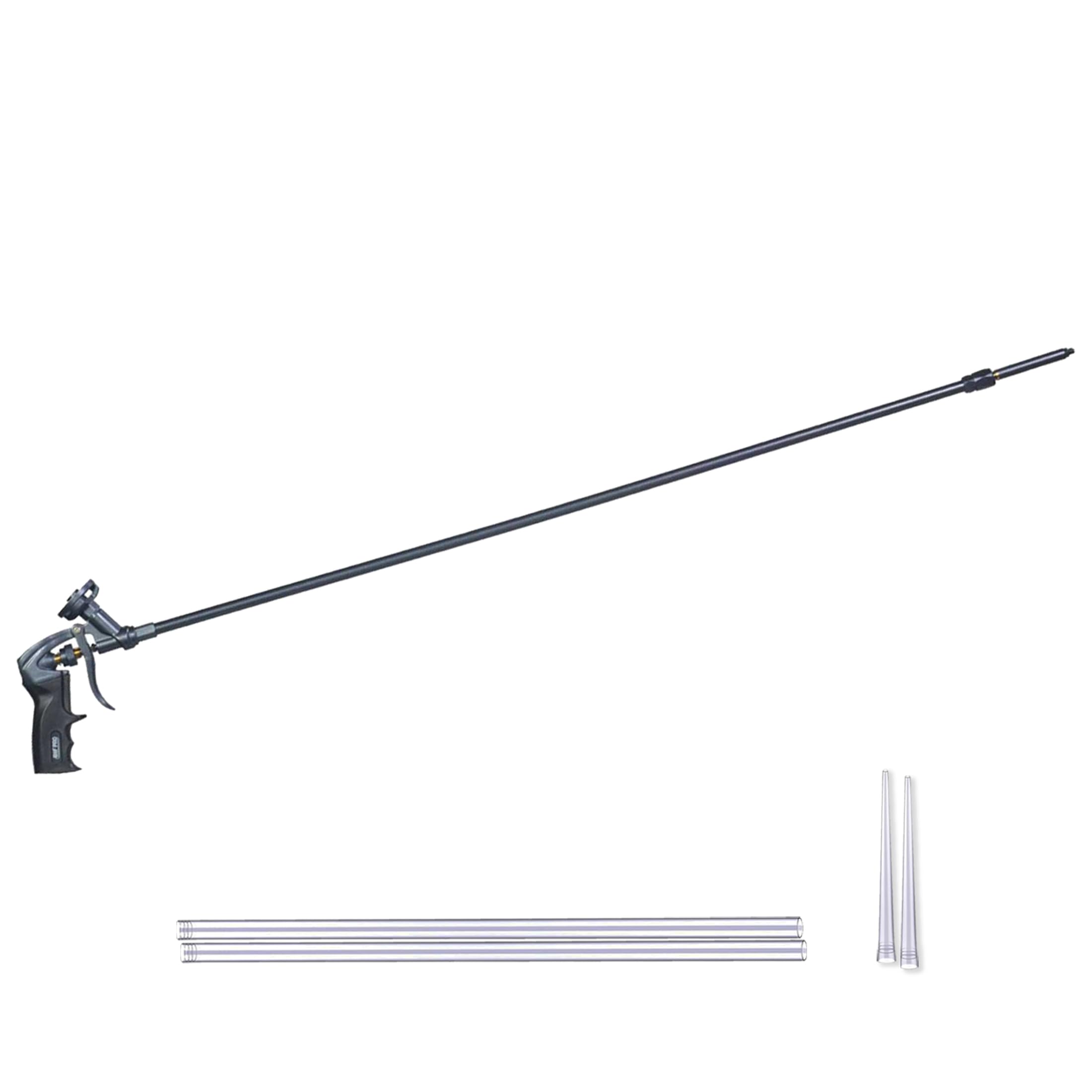 AWF PRO spray foam gun with 40-inch nozzle for deep reach.