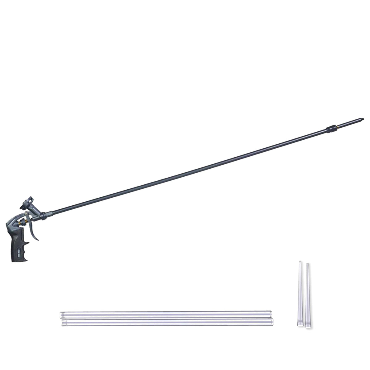 AWF PRO spray foam gun with 40-inch nozzle for deep reach.