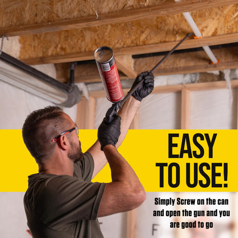 AWF PRO spray foam gun ergonomic design reduces hand fatigue.