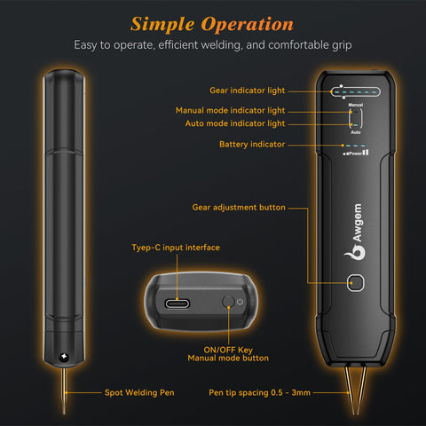 Awgem SH1 compact portable design fits home and outdoor workspaces