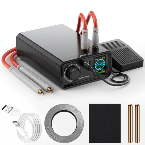 AWithZ 9000W spot welder front view for portable DIY battery pack assembly