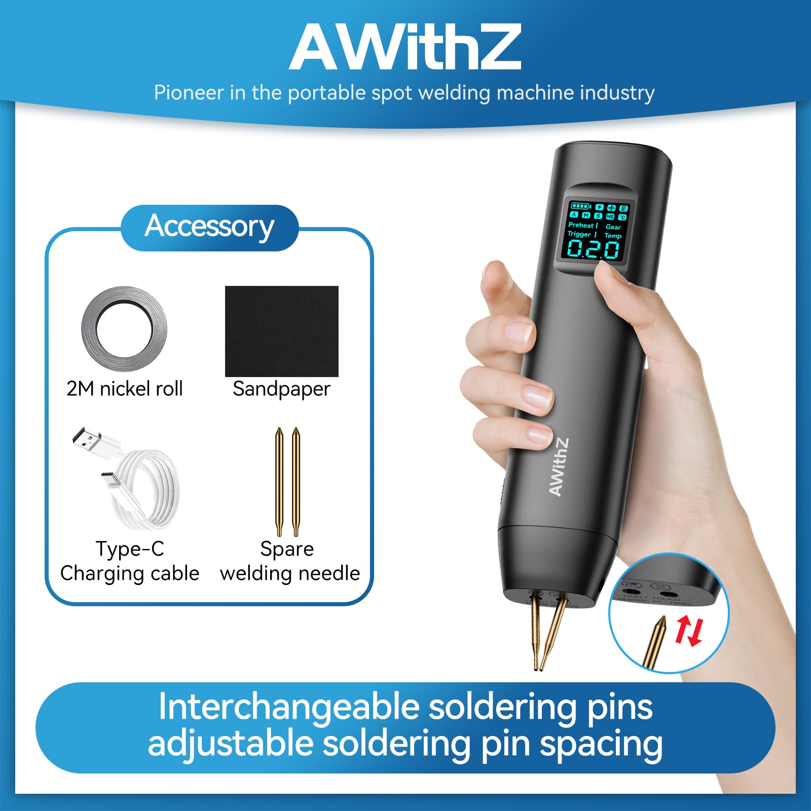 AWithZ HD2 portable design fits workshops and field projects.