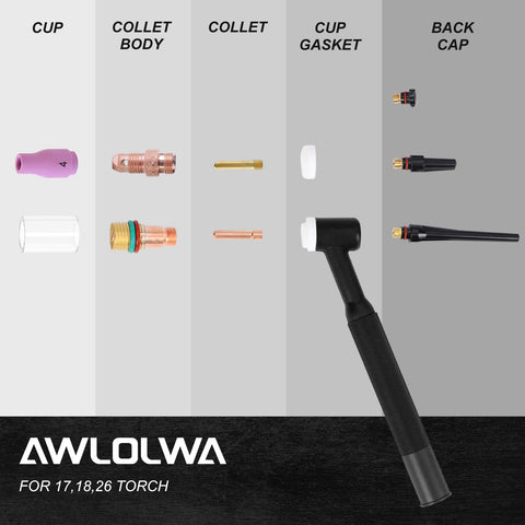 AWLOLWA copper electrode clip ensures reliable contact during welding.