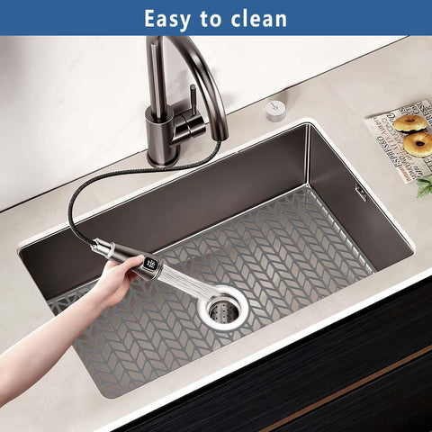 AWOKE heat-resistant mat tolerates pots up to 450°F without damage.