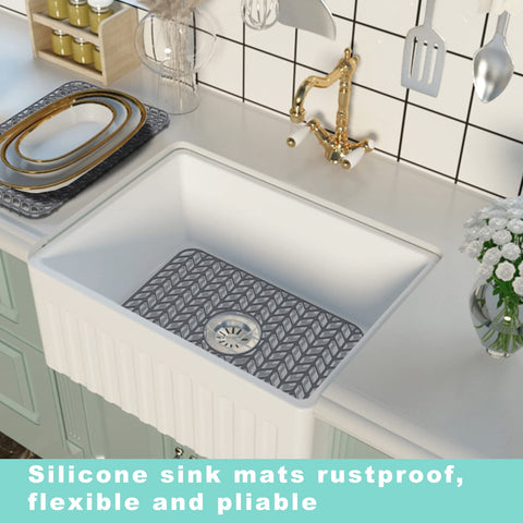 AWOKE multiuse sink grid doubles as drying rack and utensil drainer
