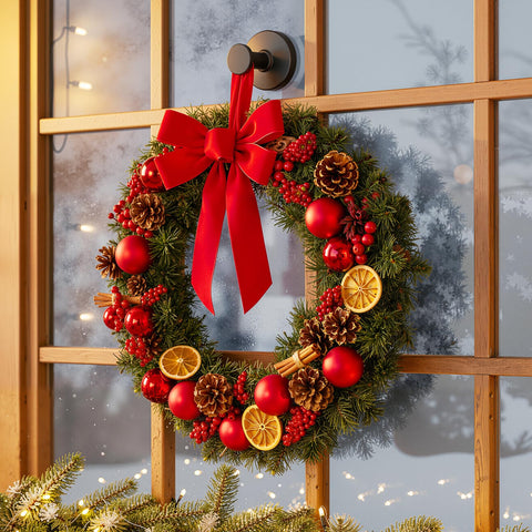 awrose reusable suction hooks can be rinsed and reused for seasonal décor