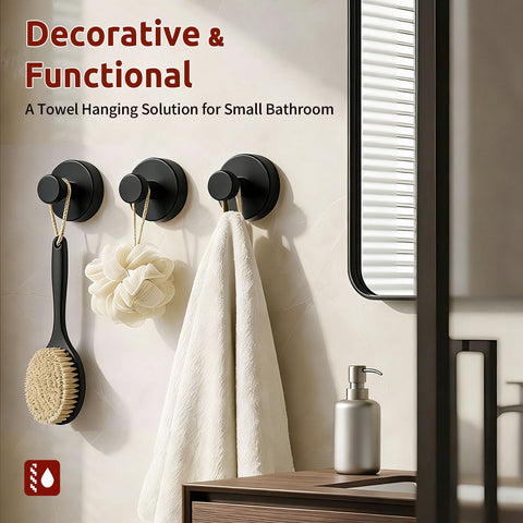 awrose shower hook for glass door keeps towels and robes organized