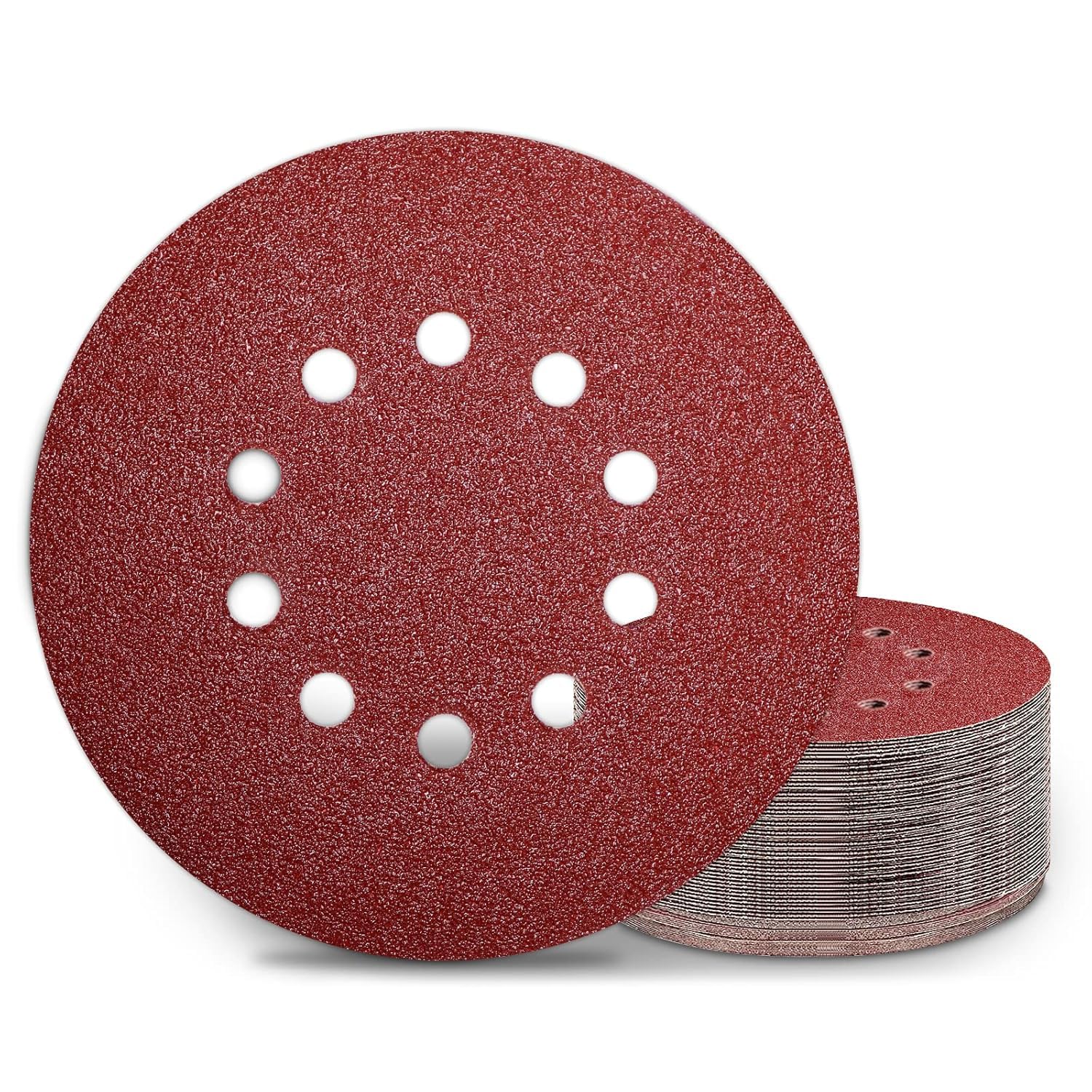 Awutzut 9 inch sanding disc with 10 holes for efficient dust collection during drywall sanding