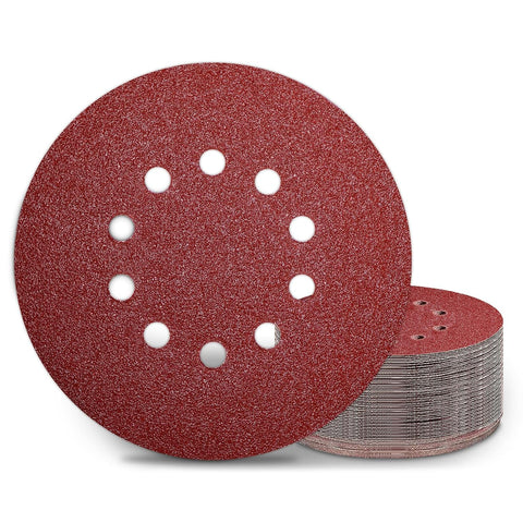 Awutzut 9 inch sanding disc with 10 holes for efficient dust collection during drywall sanding