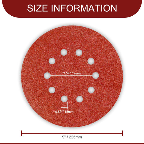 Awutzut 9-inch disc ideal for drywall and popcorn ceiling sanding and removal