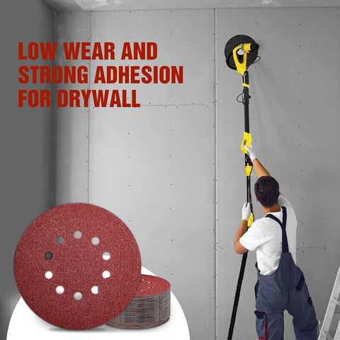 Awutzut sanding discs for interior and exterior walls with consistent grit