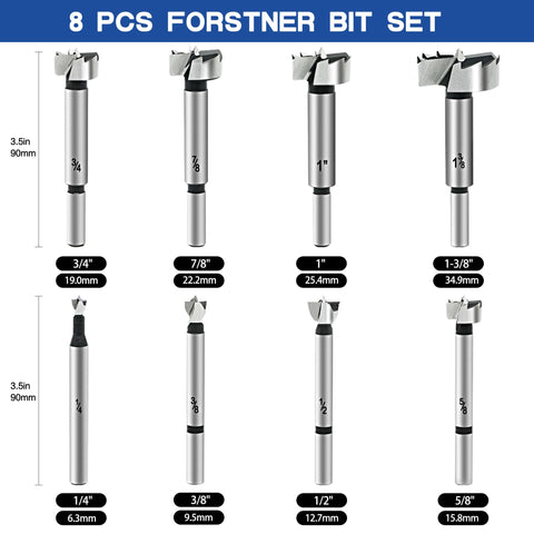 Close-up of Axelord Forstner cutting edge delivering precise, smooth drilling experience.